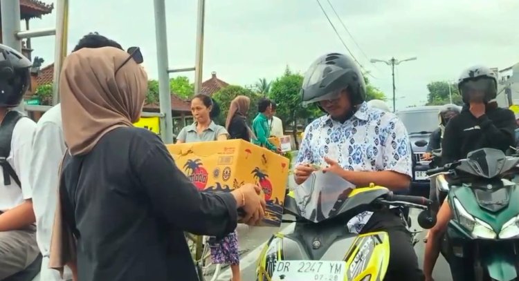 Pemuda dan Mahasiswa NTB Gelar Aksi Solidaritas untuk Korban Erupsi Gunung Lewotobi